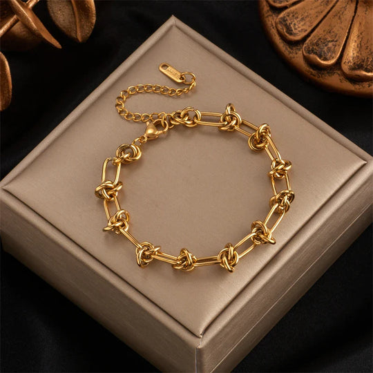 Chloé - Bracelet plaqué or